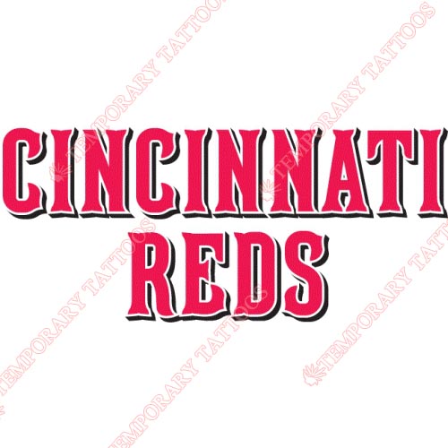 Cincinnati Reds Customize Temporary Tattoos Stickers NO.1538